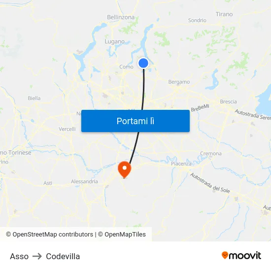 Asso to Codevilla map