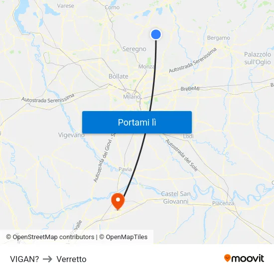 VIGAN? to Verretto map