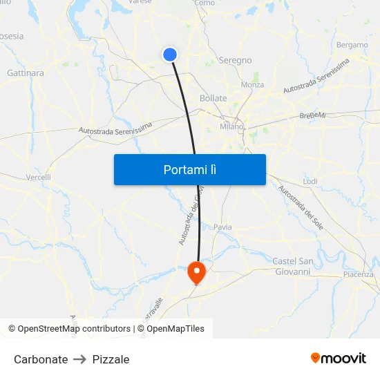 Carbonate to Pizzale map