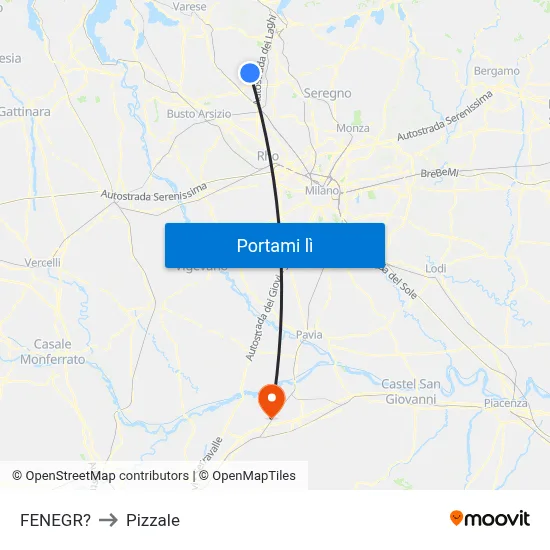 FENEGR? to Pizzale map