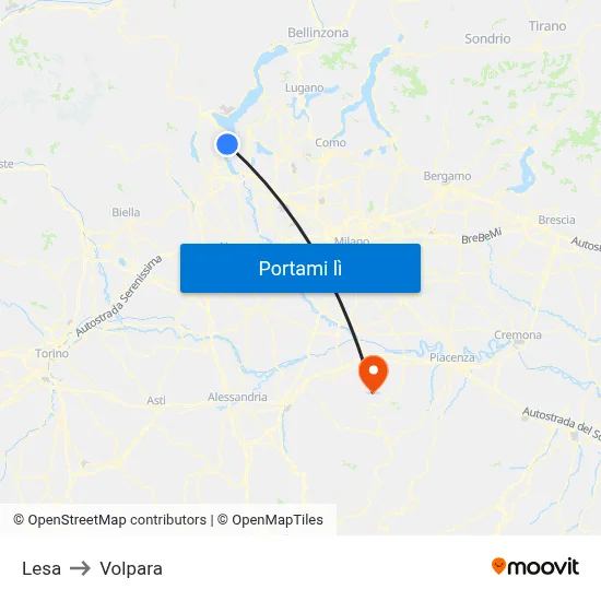 Lesa to Volpara map