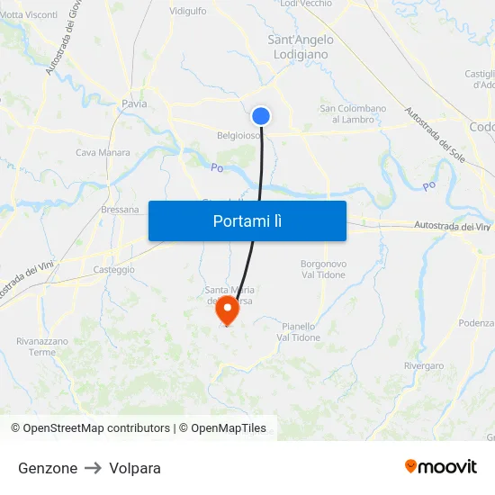 Genzone to Volpara map