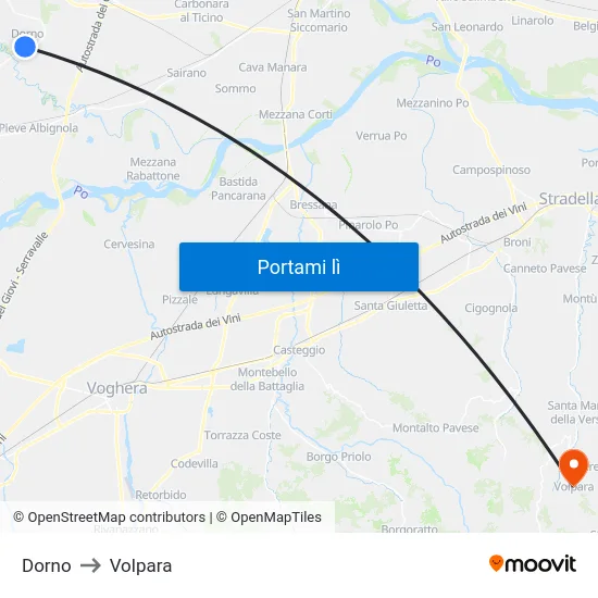 Dorno to Volpara map