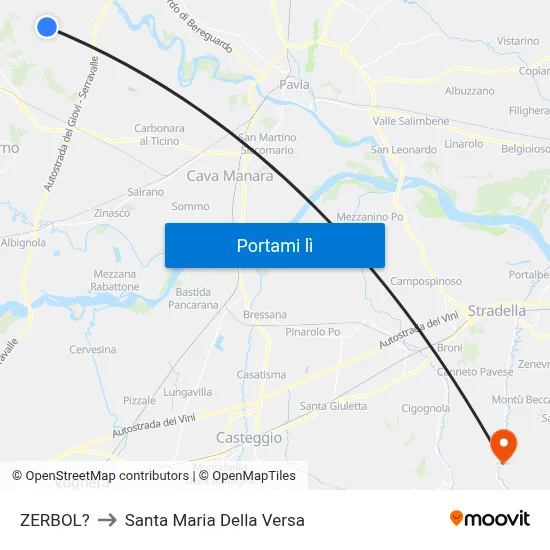 ZERBOL? to Santa Maria Della Versa map