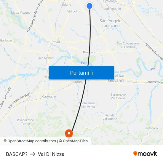 BASCAP? to Val Di Nizza map