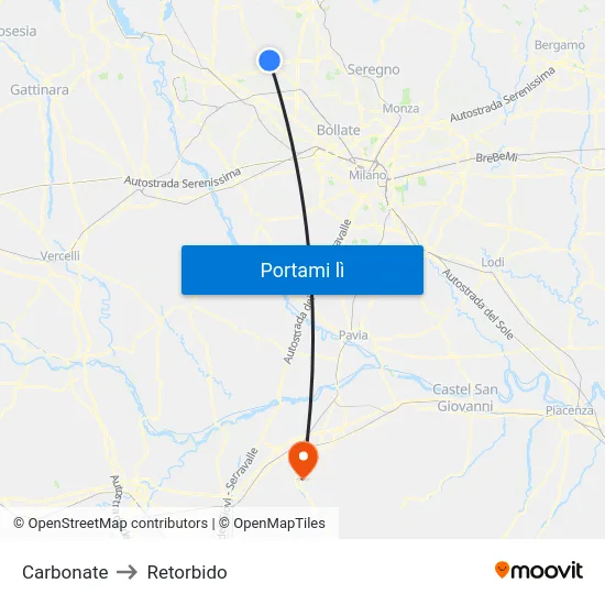 Carbonate to Retorbido map
