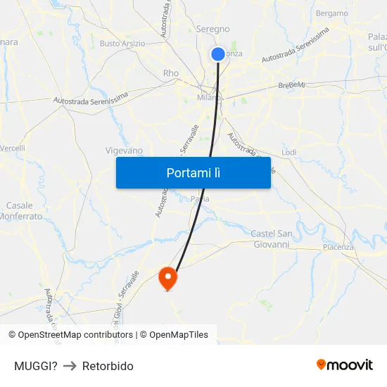 MUGGI? to Retorbido map