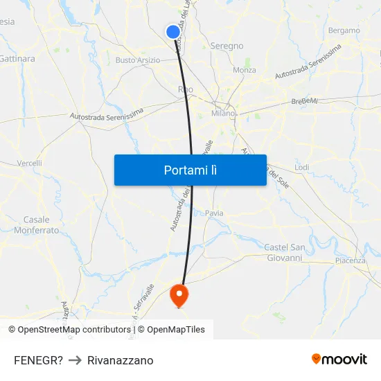 FENEGR? to Rivanazzano map