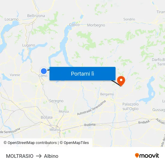 MOLTRASIO to Albino map