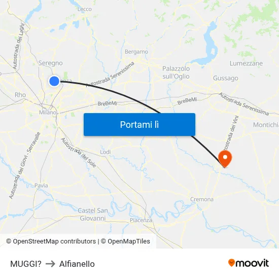 MUGGI? to Alfianello map