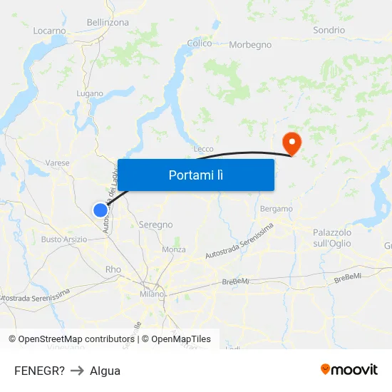 FENEGR? to Algua map