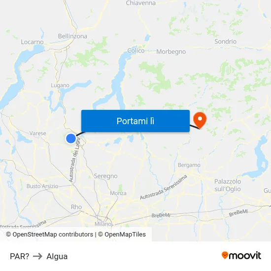 PAR? to Algua map