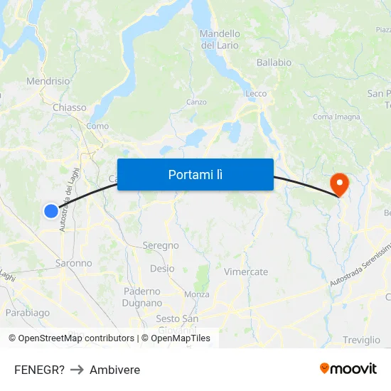 FENEGR? to Ambivere map