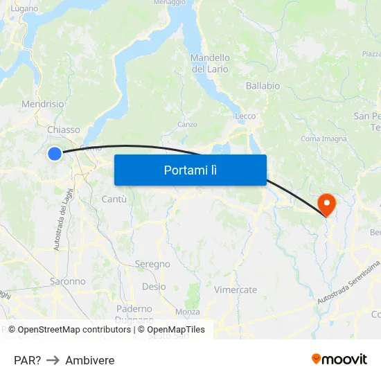 PAR? to Ambivere map