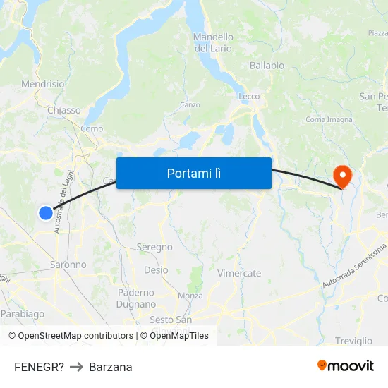 FENEGR? to Barzana map
