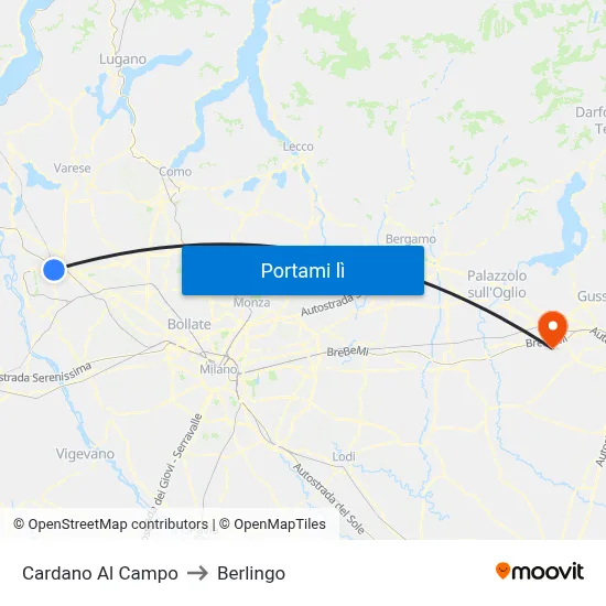 Cardano Al Campo to Berlingo map