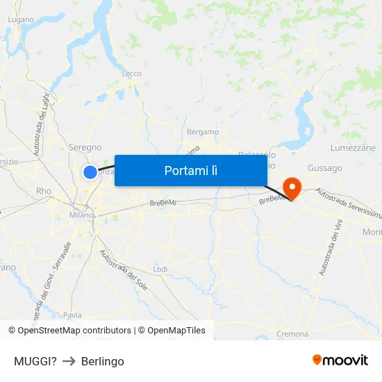 MUGGI? to Berlingo map
