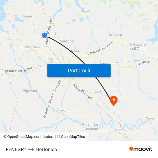 FENEGR? to Bertonico map