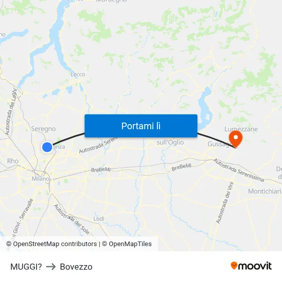 MUGGI? to Bovezzo map