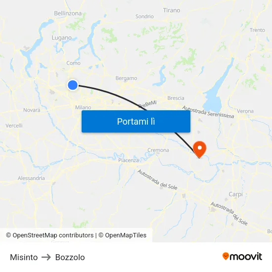 Misinto to Bozzolo map