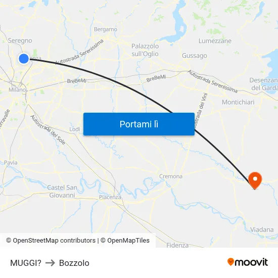 MUGGI? to Bozzolo map