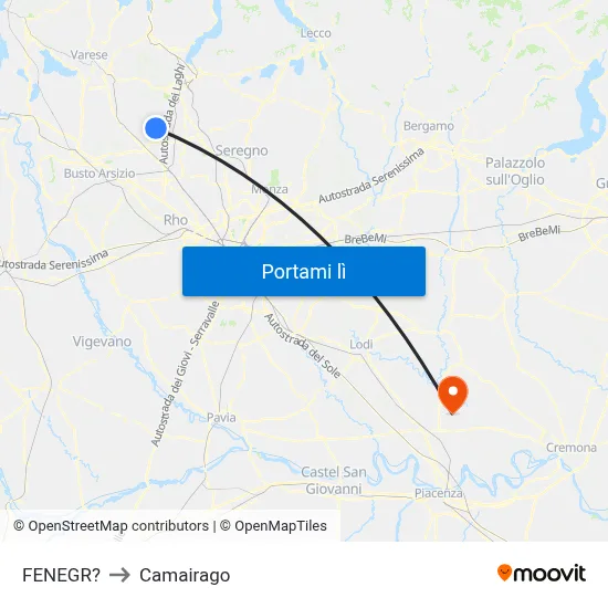 FENEGR? to Camairago map