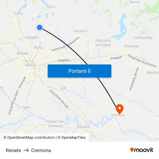 Renate to Cremona map