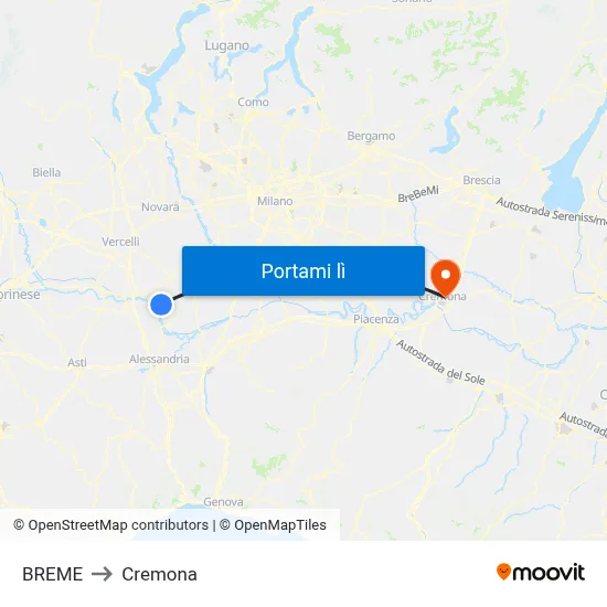 BREME to Cremona map