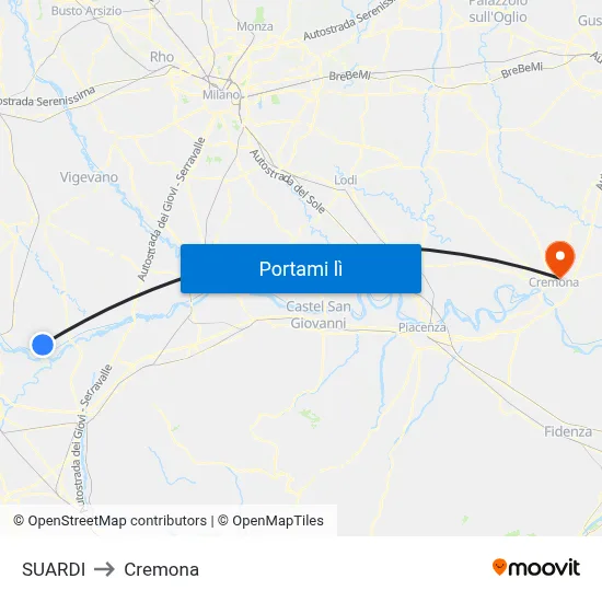 SUARDI to Cremona map