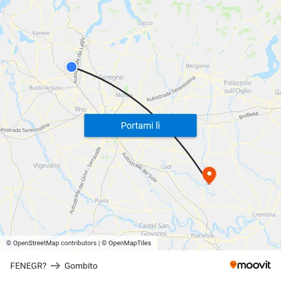 FENEGR? to Gombito map