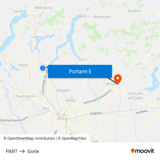 PAR? to Gorle map