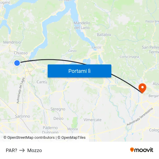 PAR? to Mozzo map