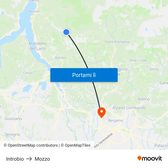 Introbio to Mozzo map