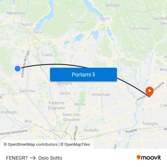 FENEGR? to Osio Sotto map