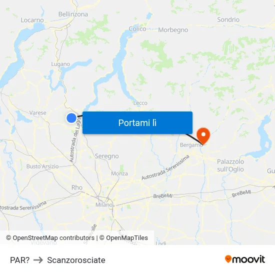 PAR? to Scanzorosciate map