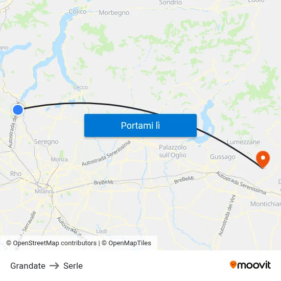 Grandate to Serle map
