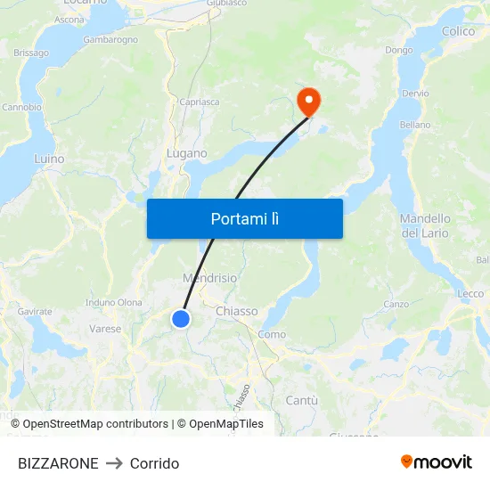 BIZZARONE to Corrido map