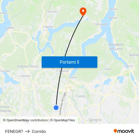 FENEGR? to Corrido map