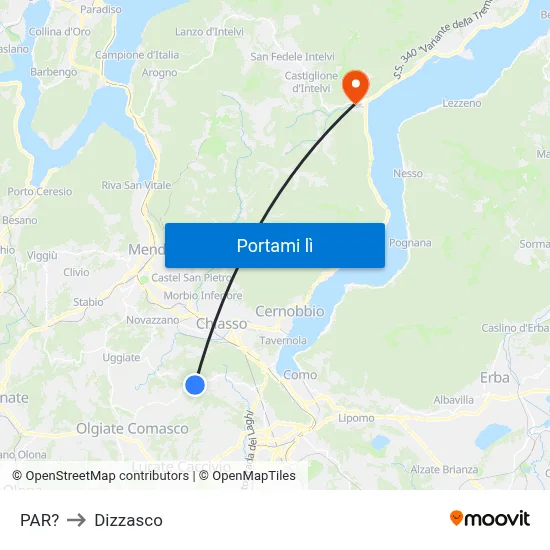 PAR? to Dizzasco map