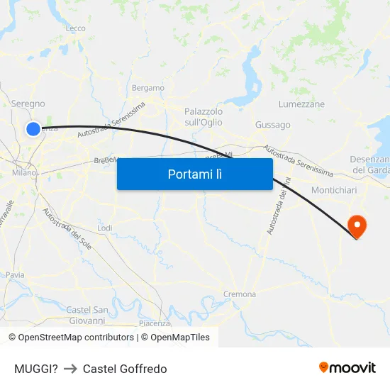 MUGGI? to Castel Goffredo map
