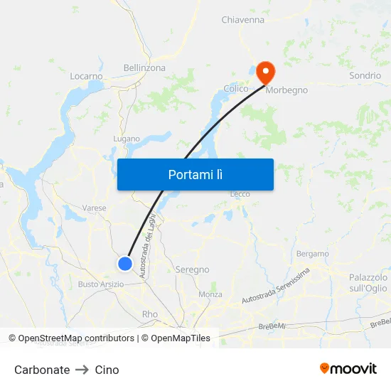 Carbonate to Cino map