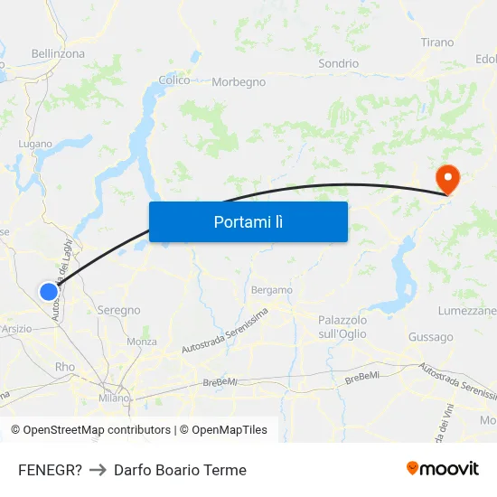 FENEGR? to Darfo Boario Terme map
