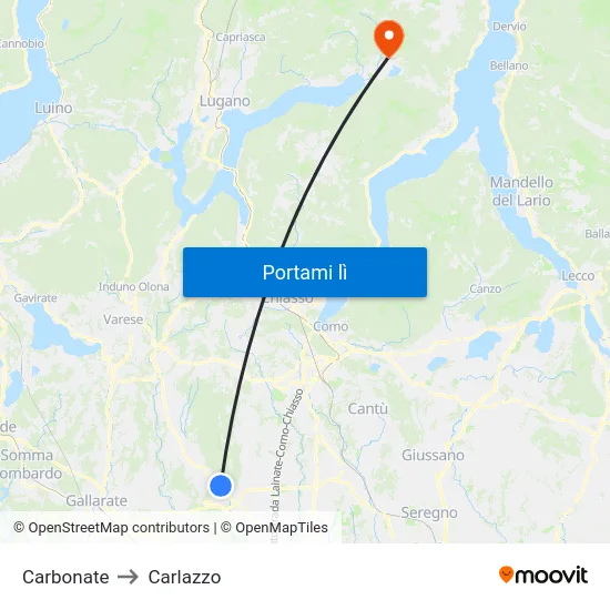 Carbonate to Carlazzo map