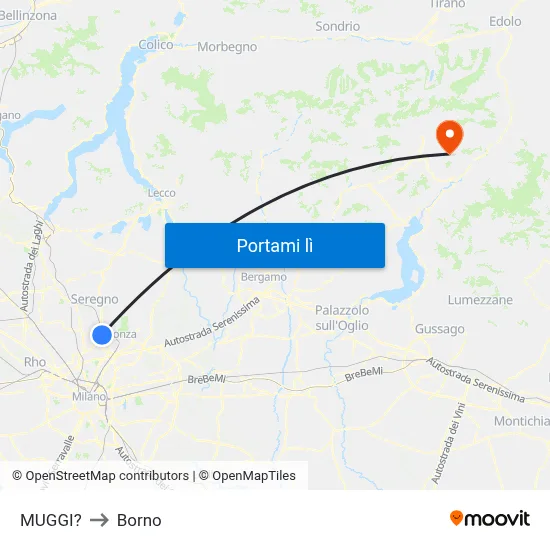 MUGGI? to Borno map