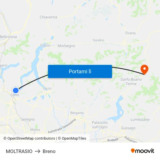 MOLTRASIO to Breno map