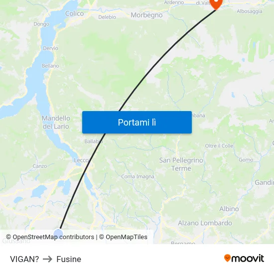 VIGAN? to Fusine map