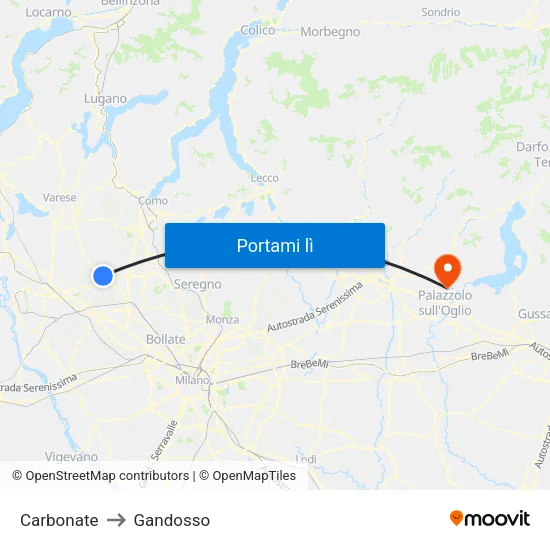 Carbonate to Gandosso map