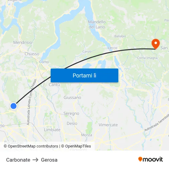 Carbonate to Gerosa map