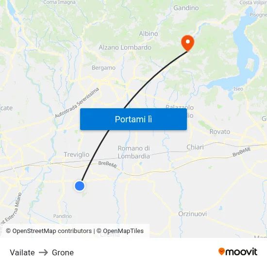 Vailate to Grone map