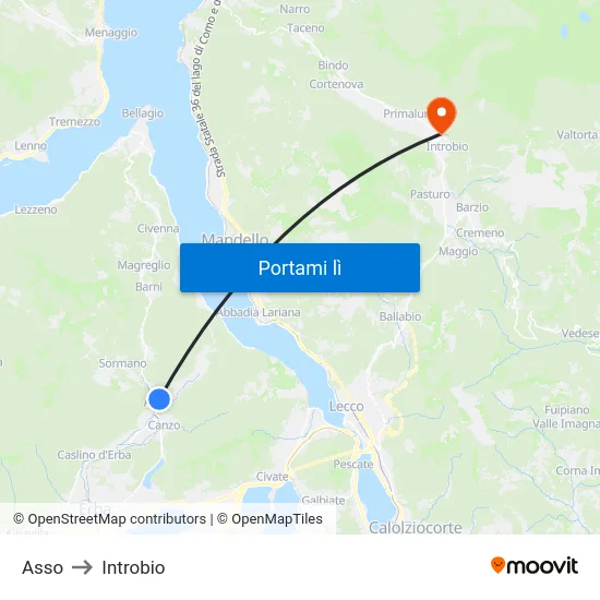 Asso to Introbio map